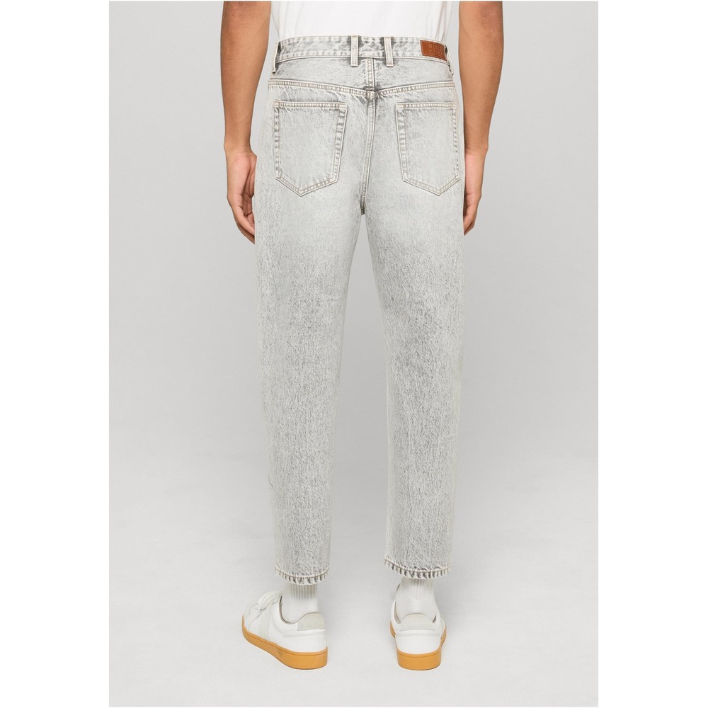 Urban Classics - Heavy Loose Jeans Hose gerades bein - Silberfarben